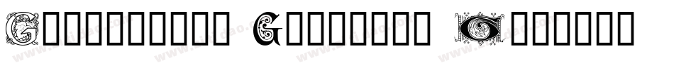 Ornamental Initials T字体转换